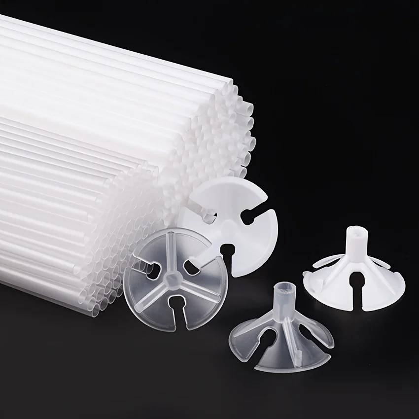 10pcs/pack  BOBO balloon sticks with cups clear big balloon holders without connector long for birthday party graduation view 5