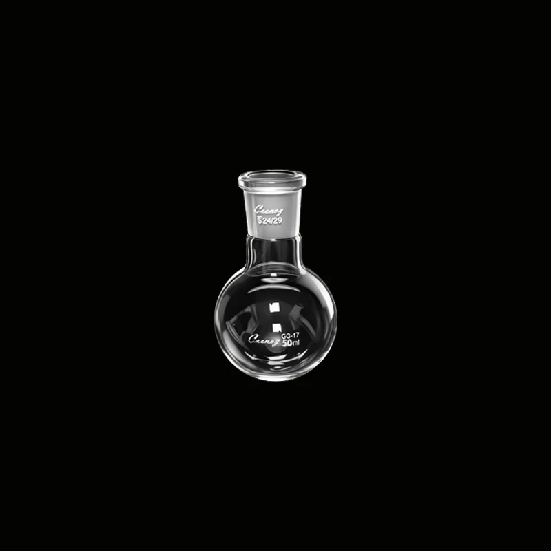 Kolba do wyparki rotacyjnej z borokrzemianowego szkła laboratoryjnego, 24 sztuki, 25-1000 ml, z okrągłym dnem, szkło laboratoryjne. — zdjęcie produktu 3