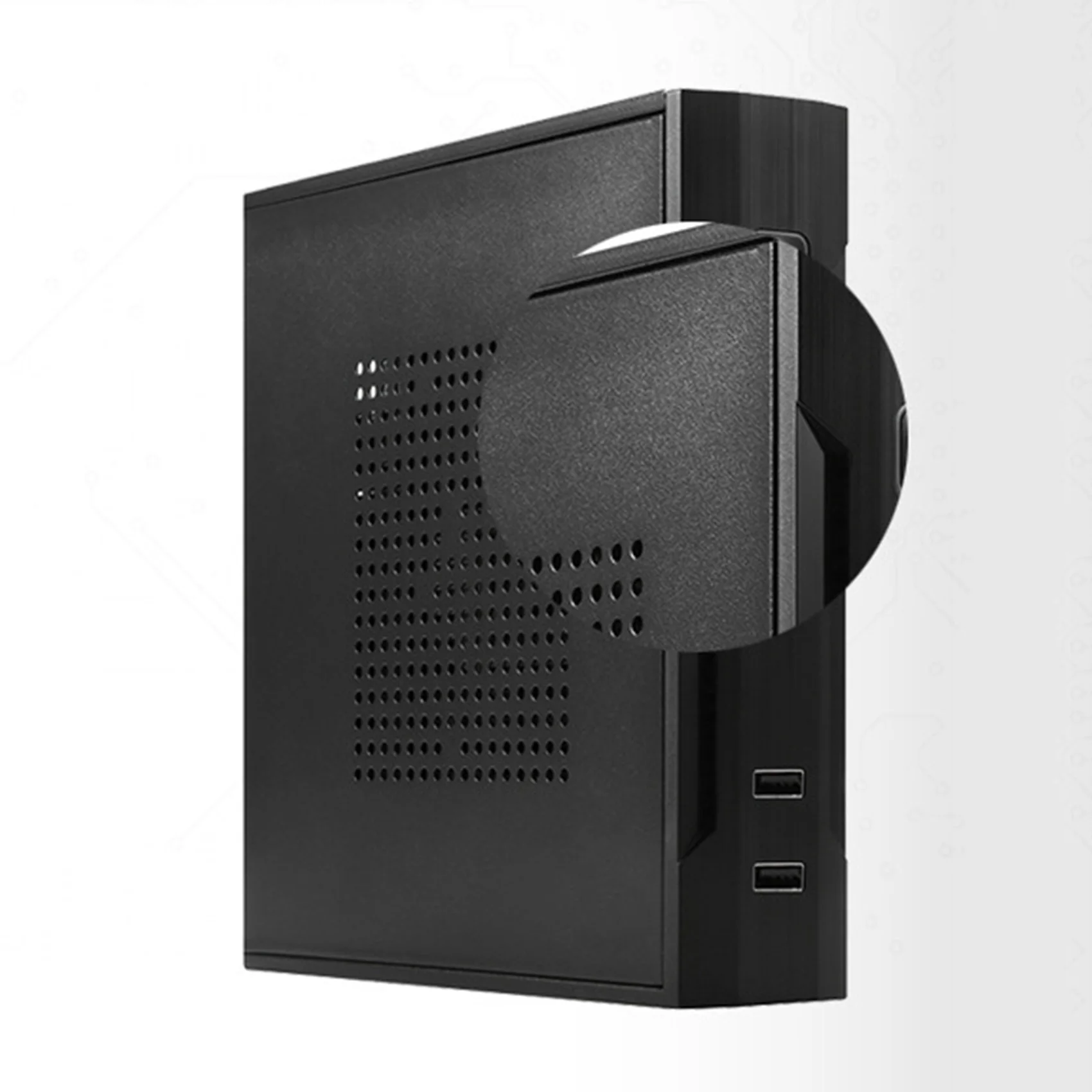 

B68A TX01 Корпус ITX Корпус HTPC с задним кронштейном Корпус компьютера Mini-ITX USB2.0 Корпус ITX промышленного управления