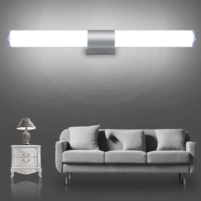 

Home Modern Wall Lamps LED Super Bright Long Strips Led Mirror Light Indoor Decors Acrylic Lights for Bathroom Bedroom