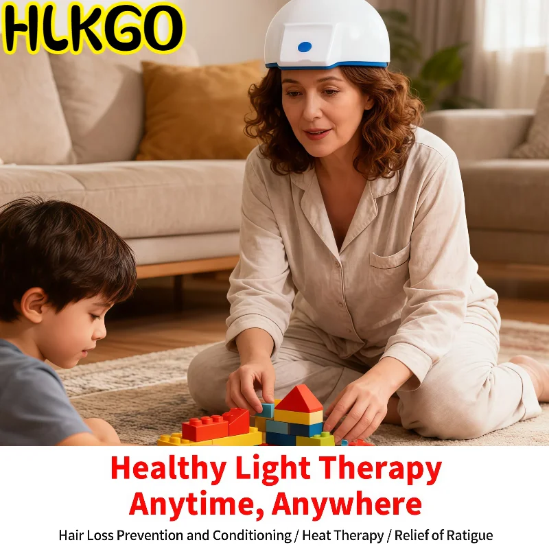 

Laser Hair Loss Helmet infrared lamp for hair 80pcs Restore Hair Thickness