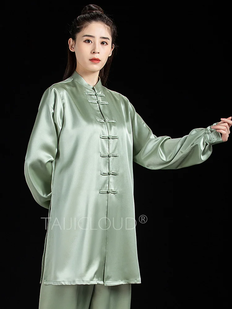 Traditional Chinese Tai Chi Practice Suit for Men, Martial Arts Performances, Morning Practice