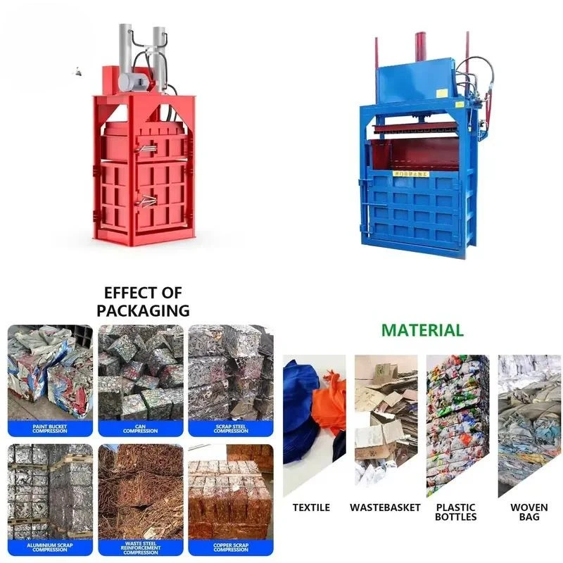 Vertical Hydraulic Metal Baler Scrap Iron Press Machine