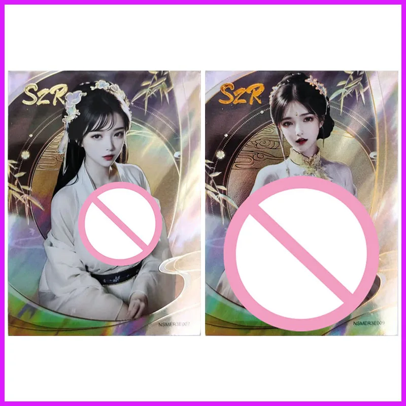 

Коллекционная карточка-игрушка из аниме «История богинь», редкая лимитированная серия SZR, с эффектом радуги, Райдэн-Шогун, Яэ-Мико, подарок для мальчиков на день рождения