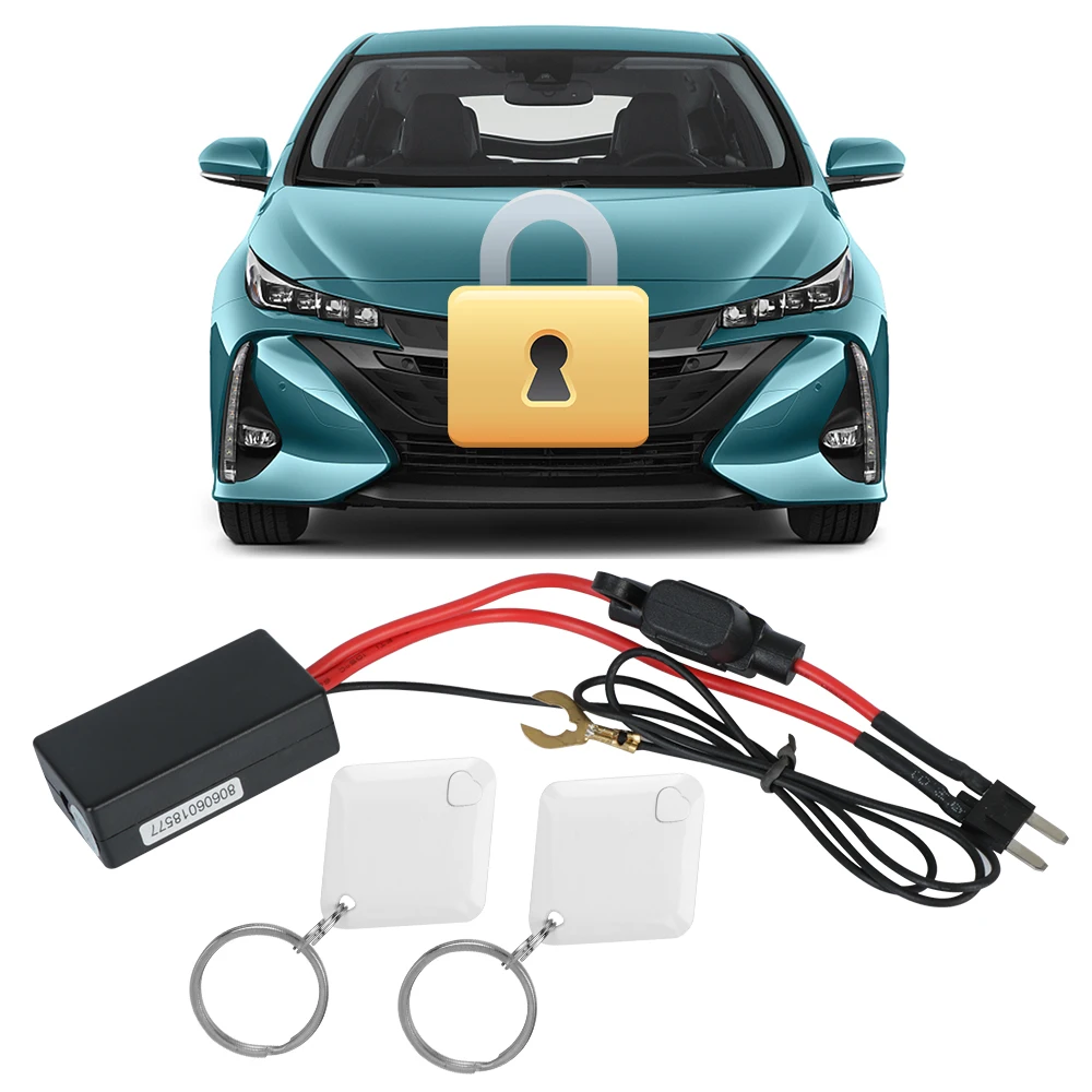 

M506 Circuit Cut Off Anti-theft Device For Gasline Car Motorcycle Engine Lock RFID Anti-robbery System 12V Immobilizer Wireless