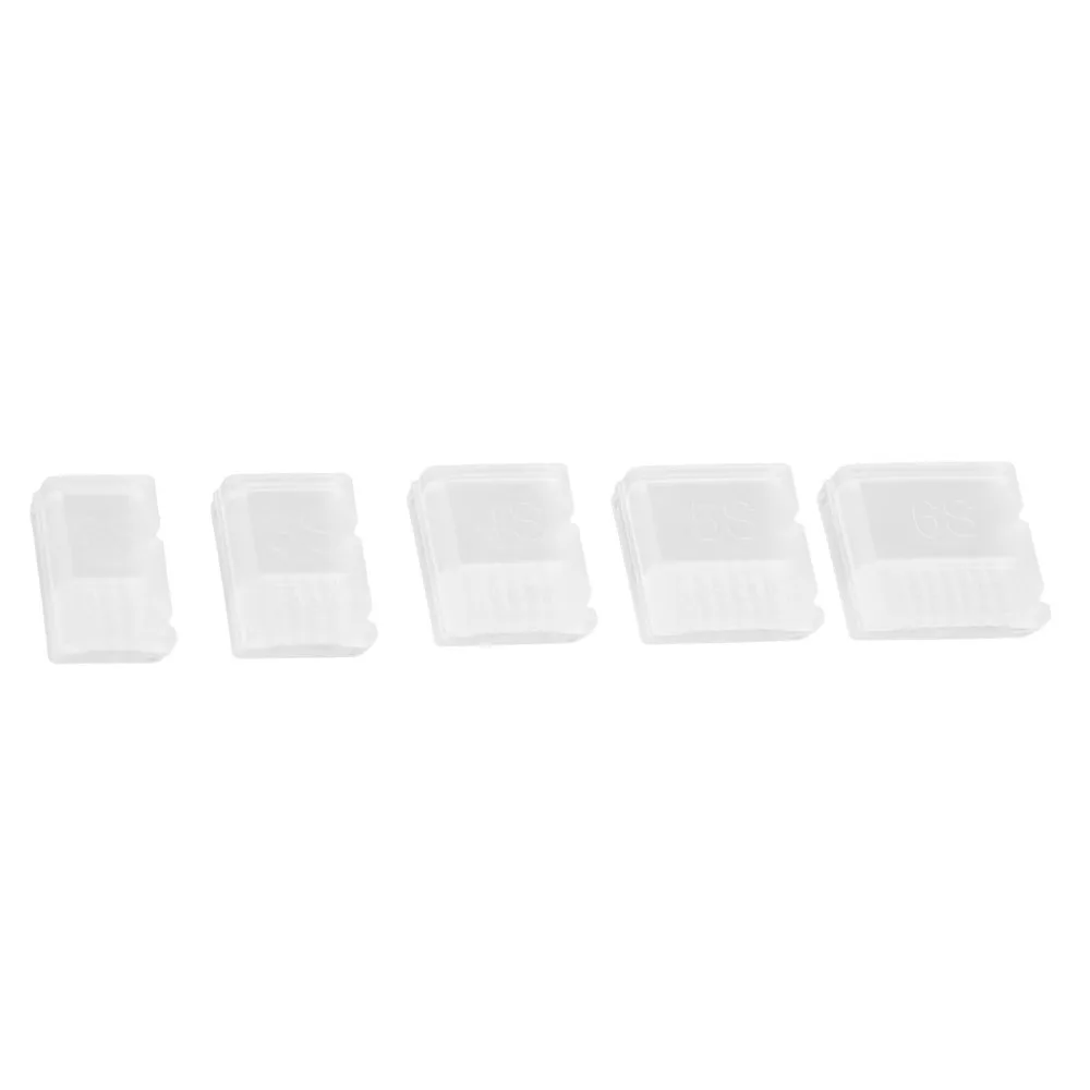 

100 Pcs 2S-6S AB Clip Clip Lock Ergonomic Design Balanced Plug Protector White Balanced Head Connector Kit