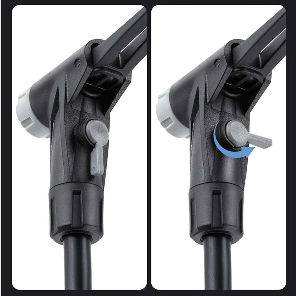 

Blast inflation pump double tube for bicycle motorcycle electric vehicle with high definition pressure gauge and fast charging