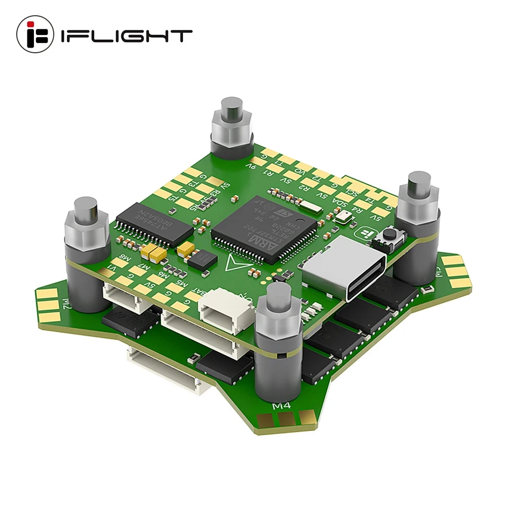 IFlight BLITZ F722 F7 Flight Controller ICM42688 OSD Flash 32MB Barometer W/ E55S 4in1 2-6S ESC/ 1.6W VTX for RC FPV Drone