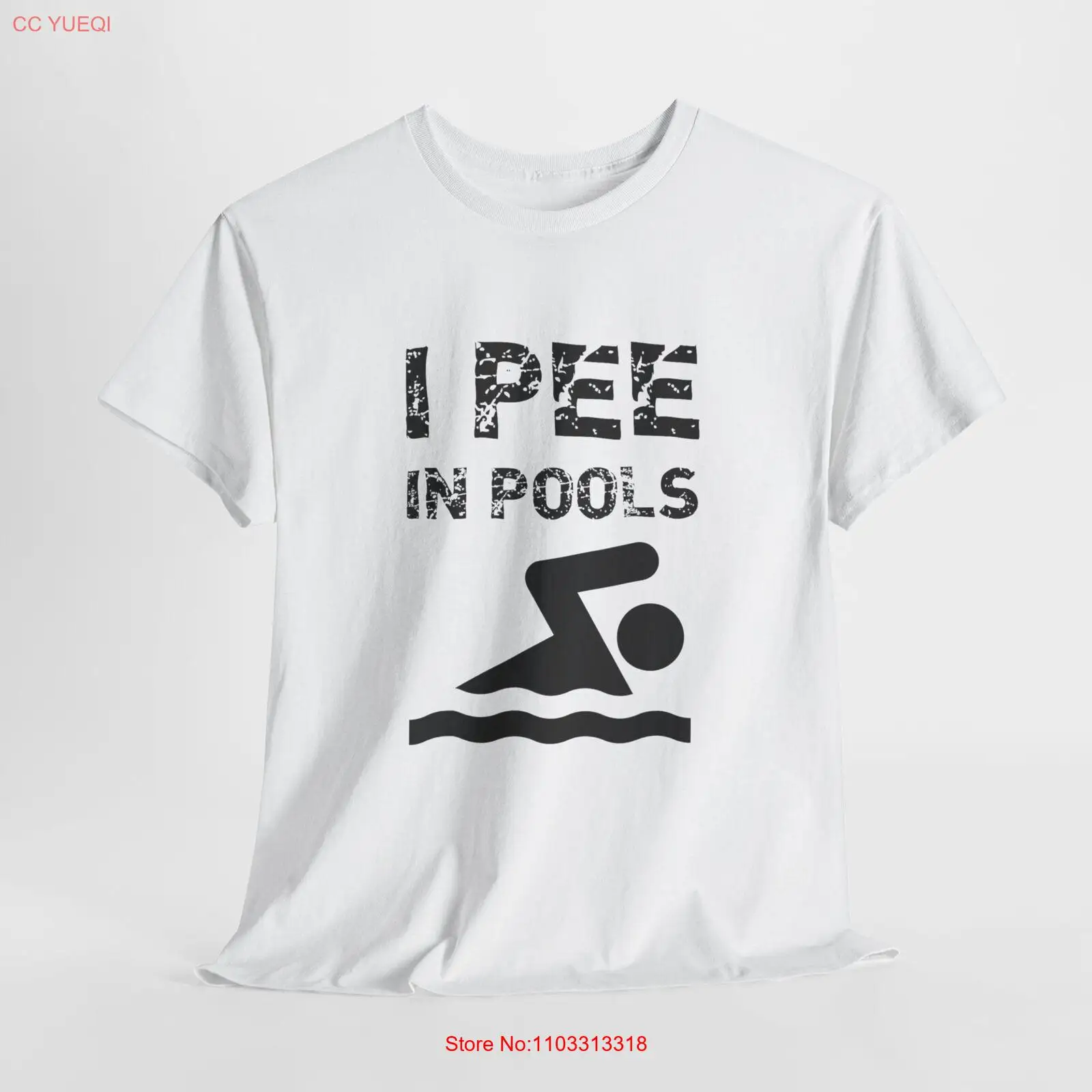 Мужская футболка I Pee In Pool, забавная летняя плавающая футболка Sarcastic, новинка