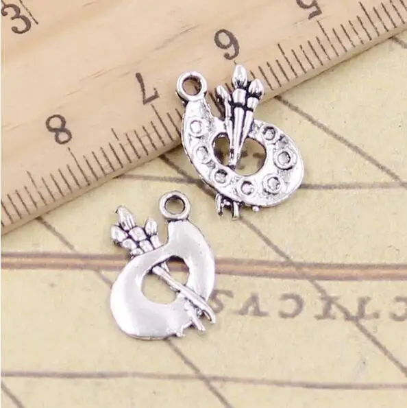 

20pcs Charms Videos Plate 14x21mm Tibetan Silver Pendants EF3623