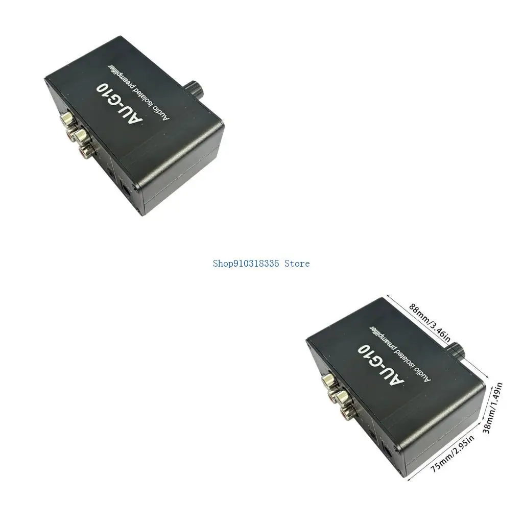  Phono Turntable Preamp Electronic Stereo Phonograph Preamplifier Low Noise Operating Amplifier for Enhanced Sound
