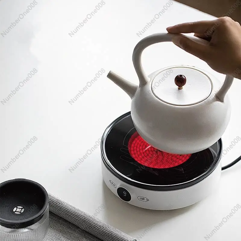 

Электрическая керамическая плита, 1000 Вт, 9 скоростей, регулировка температуры, чайная плита, водяной бойлер, мини-кофейник для умного дома, мокко, плита, 220 В