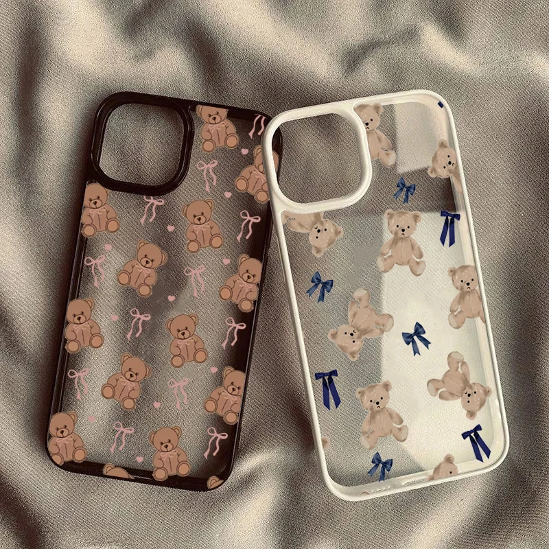 لطيف دمية دب Bowknot قضية الها - مراجعة Phone Cases For Samsung S21 5G وسعره