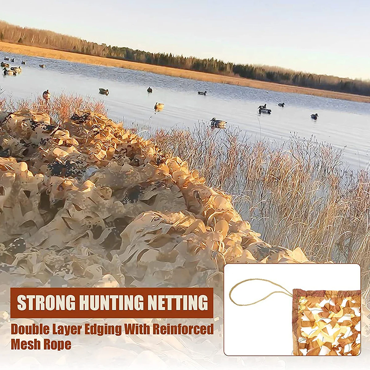 شبكة مموهة، لفة شبكية مموهة صحراوية، شبكة إخفاء الصيد، مناسبة للتخييم والصيد وزينة الحفلات