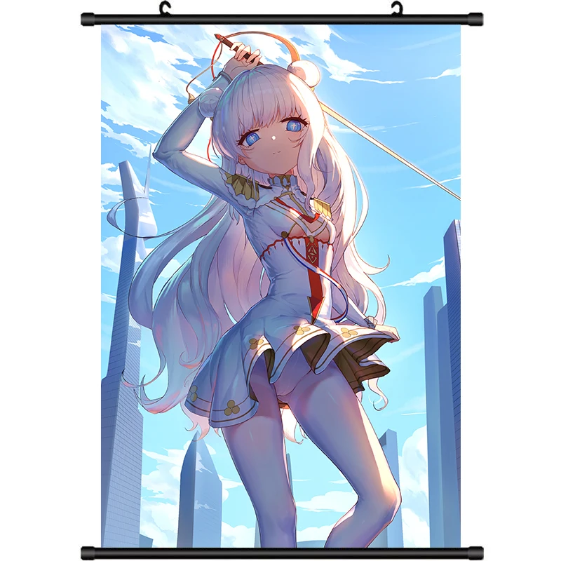 Game MNF Le Malin USS Montpelier Azur Lane HD Wall Scroll Roll Painting Poster Hang Poster Decor Collectible Decoration Art Gift