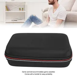 Game Console Travel Pouch Game Slot Hard Shell Game Console Carrying Case Protective Waterproof Portable for New 3DS XL 2DS XL
