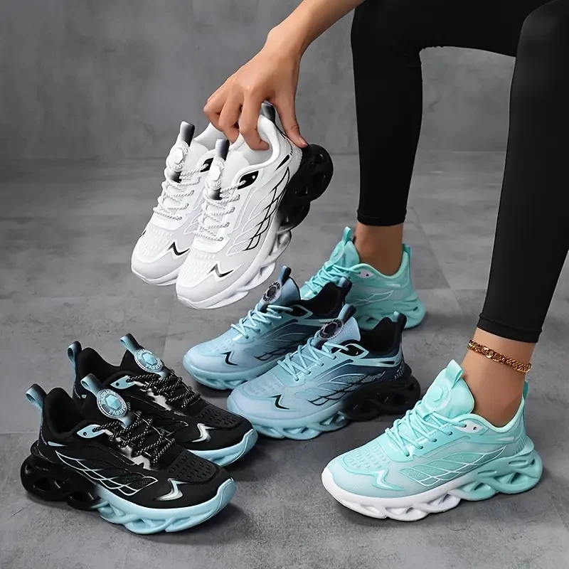 Damenschuhe für Herren und Damen, Laufsportschuhe, leichtes Mesh, atmungsaktiv, bequem, flach, weich, Tennisschuhe für Herren und Damen – Detail 15