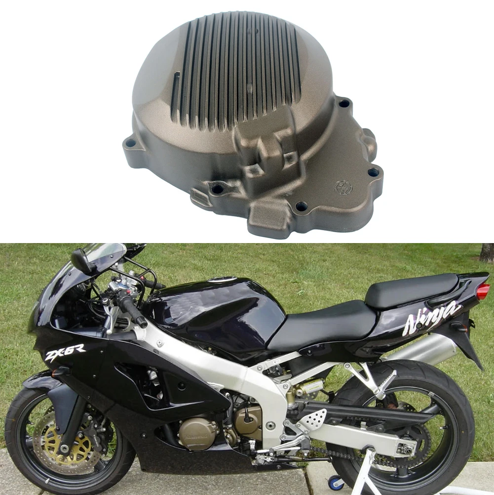 

Левая сторона, слайдер статора двигателя, крышка картера, подходит для Kawasaki Ninja ZX-6R ZX6R 1998-2002 ZZR600 2005-2008