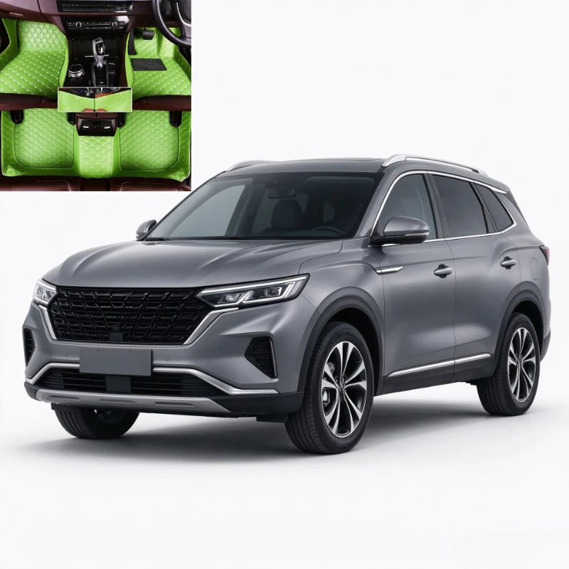 Custom For Dongfeng Aeolus L8 L8Y 5-Seat SUV 2025-2027 PU 3D Waterproof All Weather Car Floor Mats Anti Slip Accessories LHD/RHD