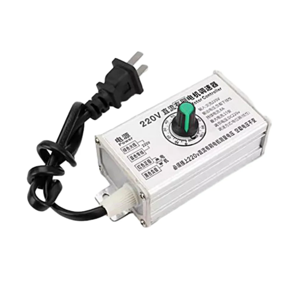 

DC 4000W High Power Brush Motor Speed Controller Governor Input AC220V Output DC10-220V Adjustable Motor Speed Regulator