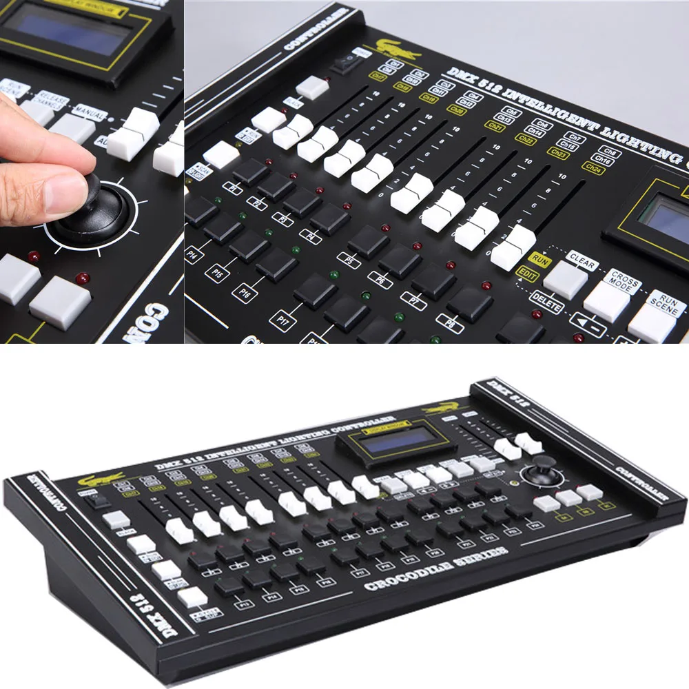  Intelligent Disco Lighting Crocodile DJ Console DMX Controller 504 Channels Dimmer Stage Equipment for Light Show Easy Control
