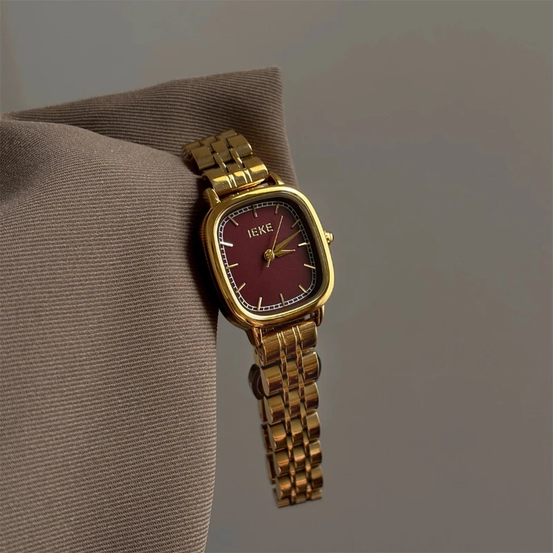 2025 waterproof quartz watch birthday gift antique classic trend women's watch elegant and simple