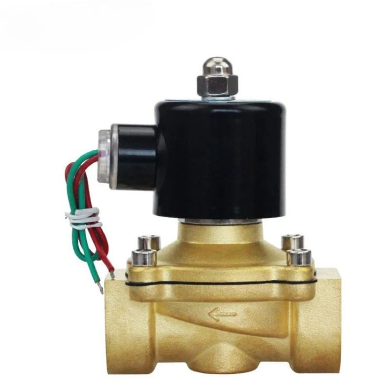 

12 V 24 V 220 V 1/2 2 inch 2w electric water brass solenoid valve for air gas