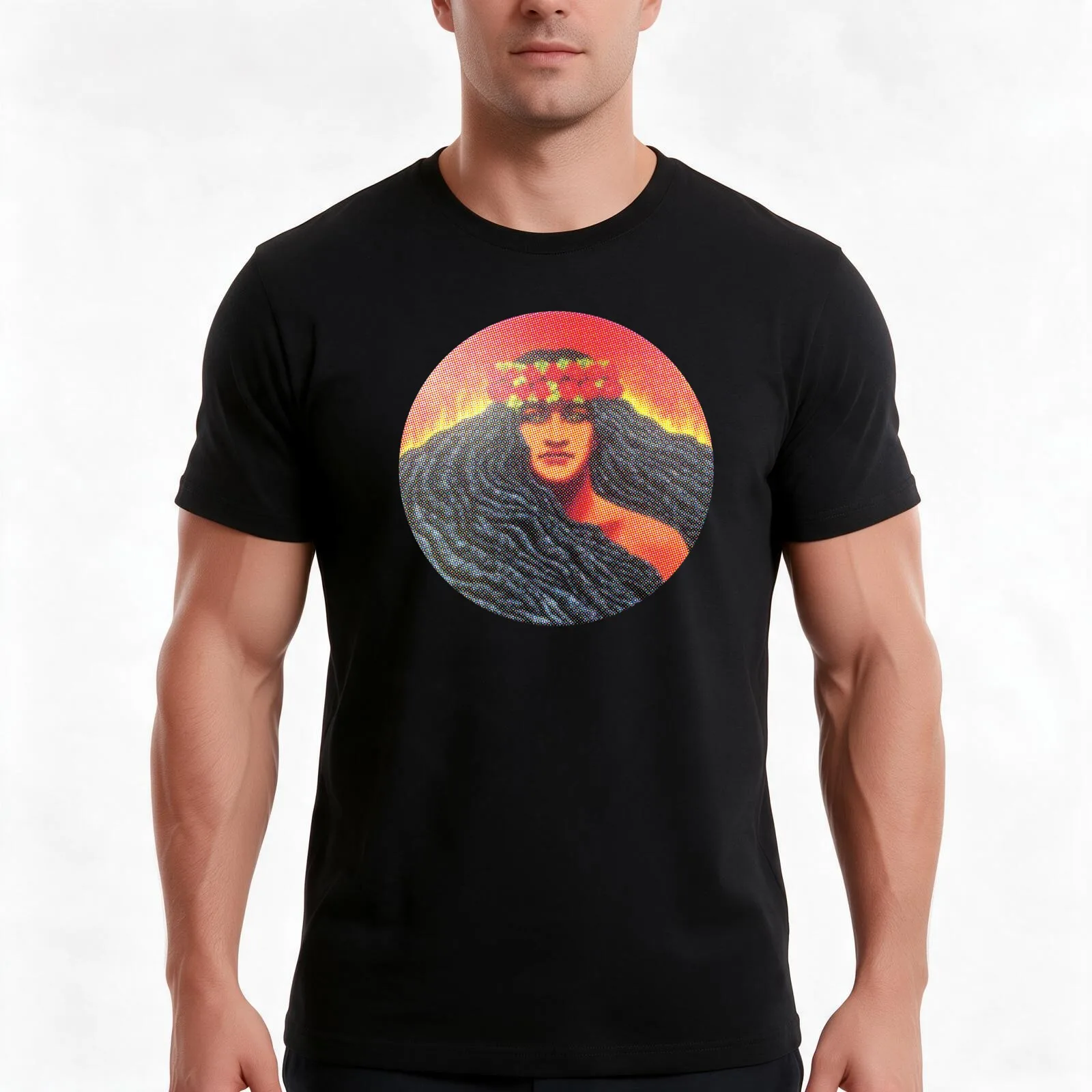 Goddess Pele Hawaii Volcano Men T Shirt t shirts for man graphic funny