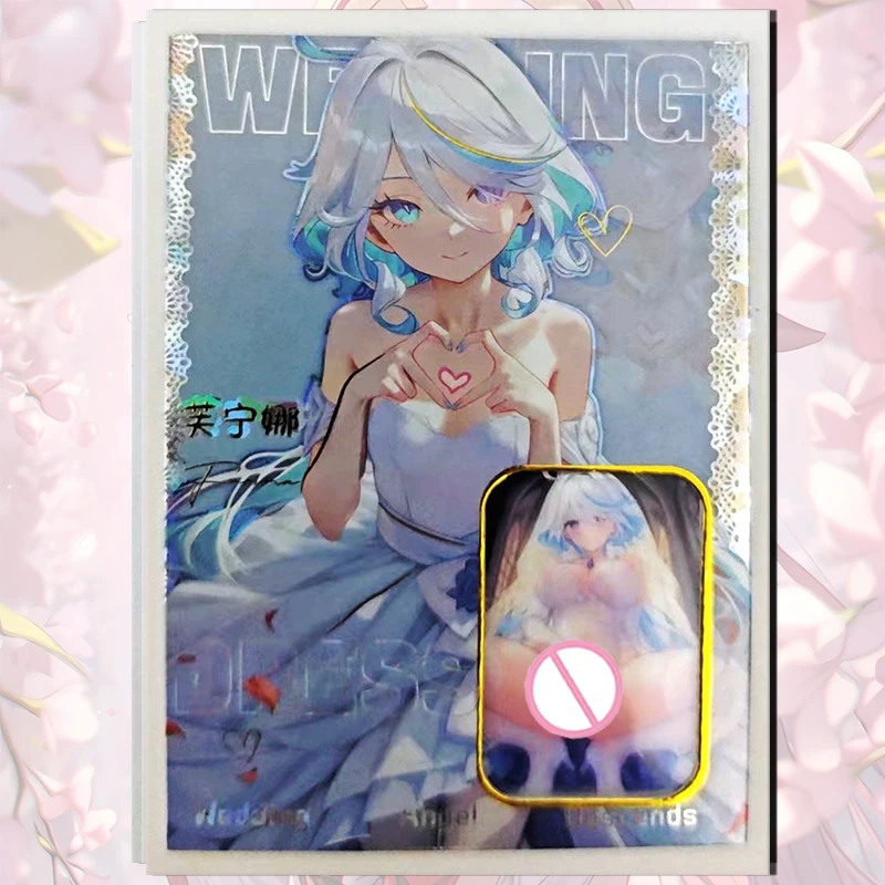 Goddess Story Mare\'s nest ACG sexy Flower graft film card Kuki Shinobu Yae Miko Nakano Miku boy Toy collection Birthday gifts