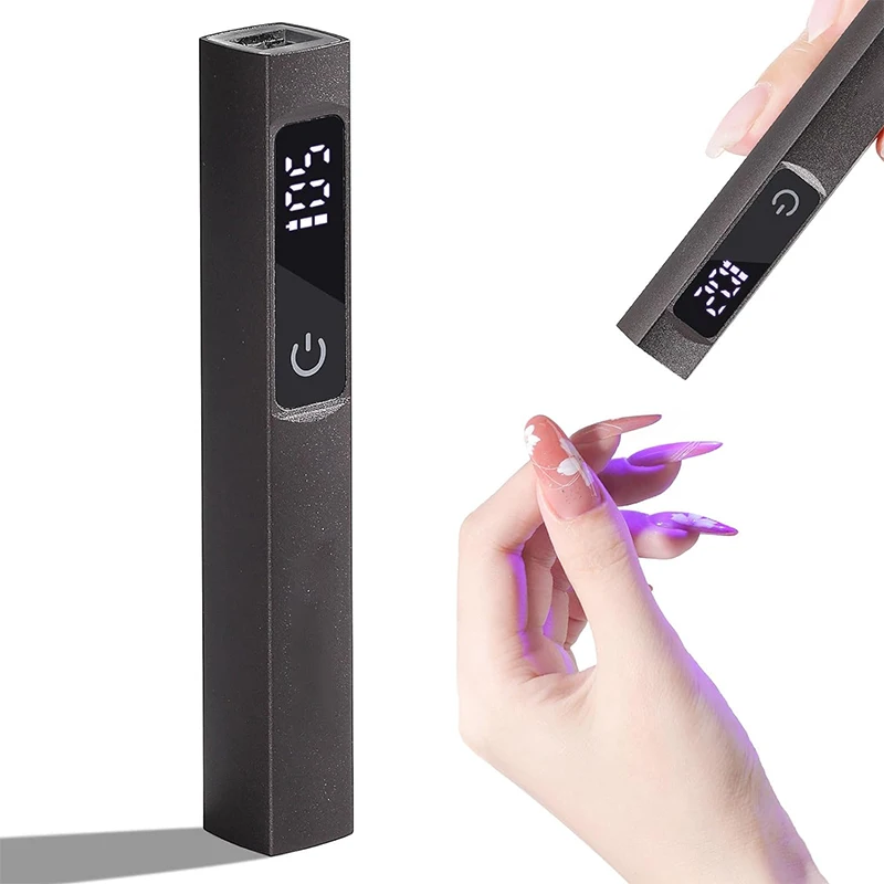 

Professional Rechargeable Nail Dryer Portable Mini Handheld UV Light Nail Lamp For Gel Nails Quick Drying Nail Flashlight Pen
