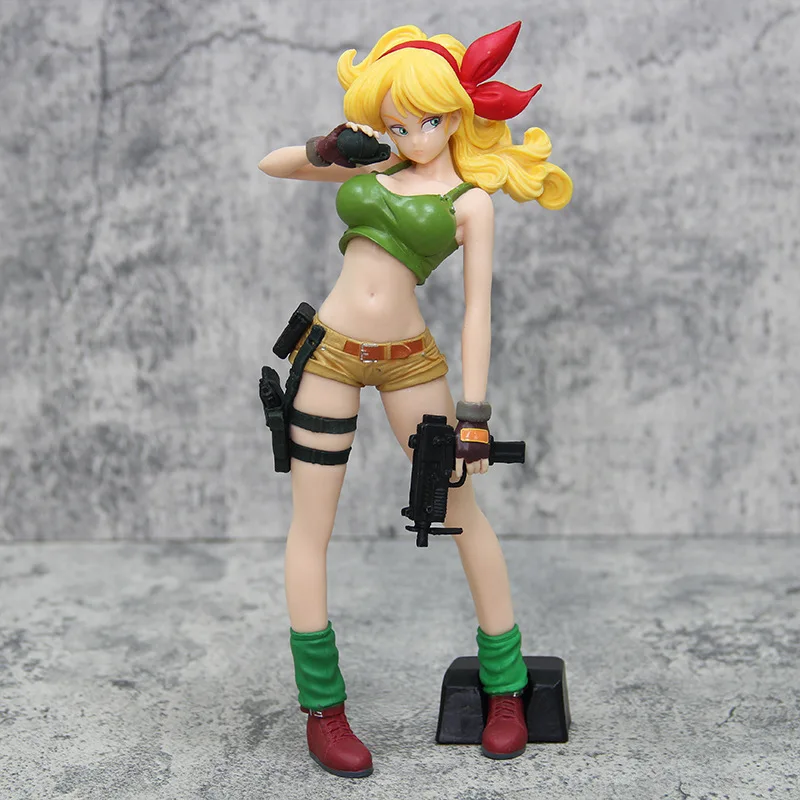

Dragon Ball Blonde Hair Lunch Anime Figure Pvc Collectible Statue Model Desktop Ornament For Anime Collectors Home Decoration