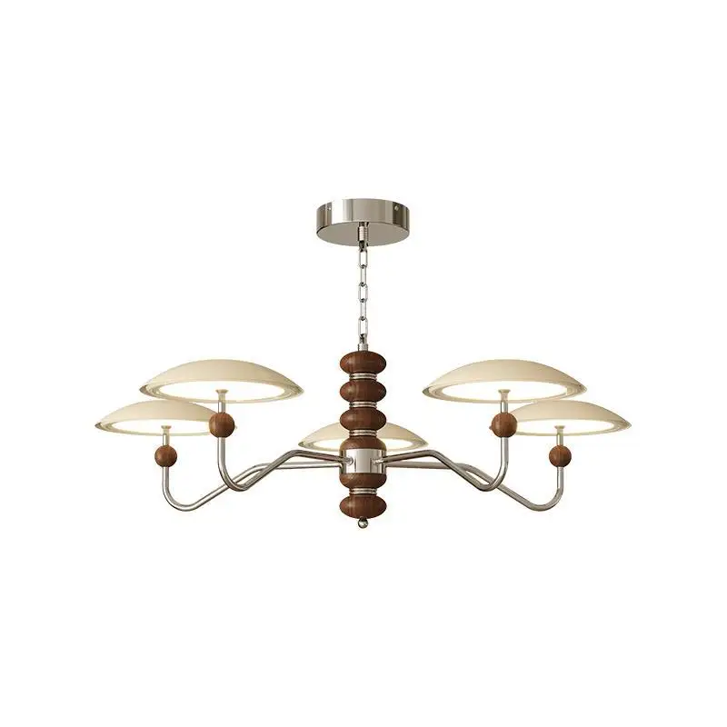 French cream wind chandelier, retro medieval living room main lamp, high-end atmospheric super bright hall lamp