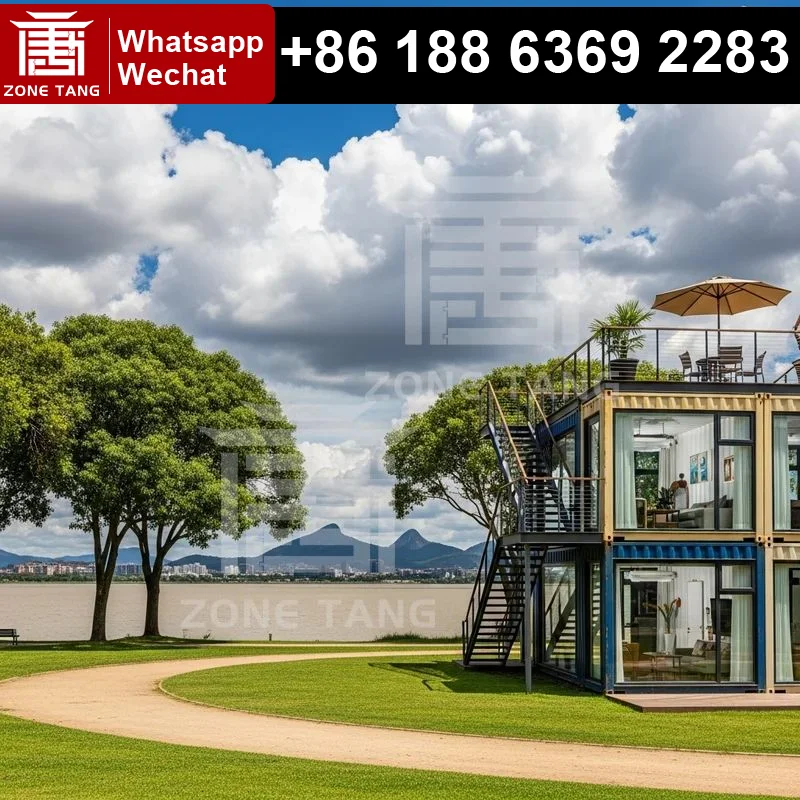 

Beautiful Container Houses Flat Pack House Quick Deploy Mobile House Compact Shipping Container Homes Disaster Relief Tiny Homes