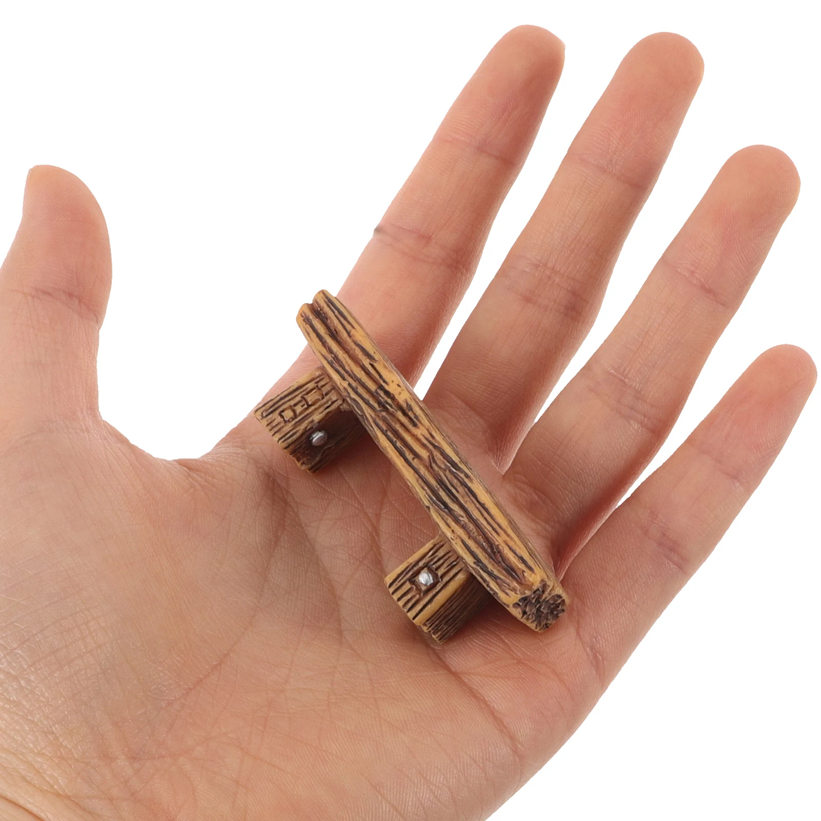 

4pcs Miniature Bench Ornament Vintage Resin Stools For Dollhouse Garden Decor Small Furniture Accessories Craft Scene Display