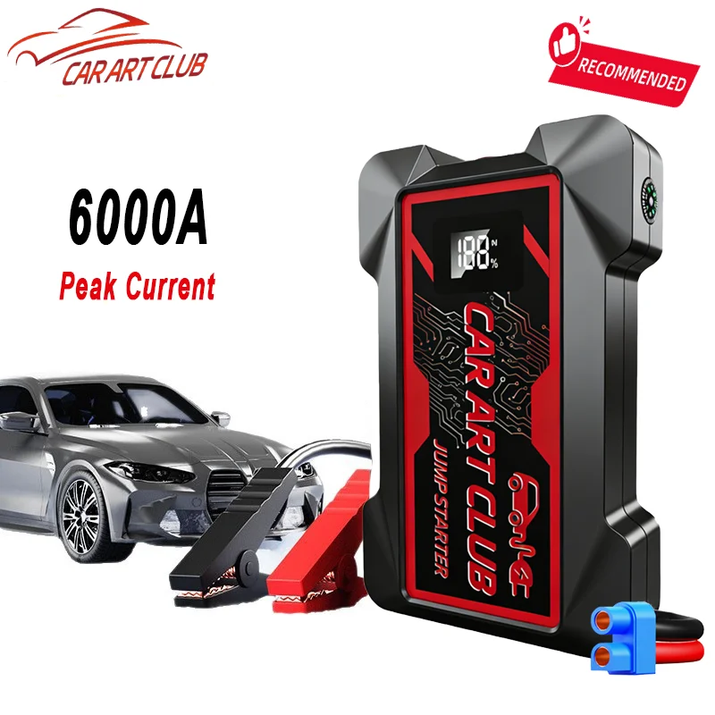 

Power Bank 2000A Jump Starter Portable Charger Car Booster 12V Auto Starting Device Emergency Car Battery Starter
