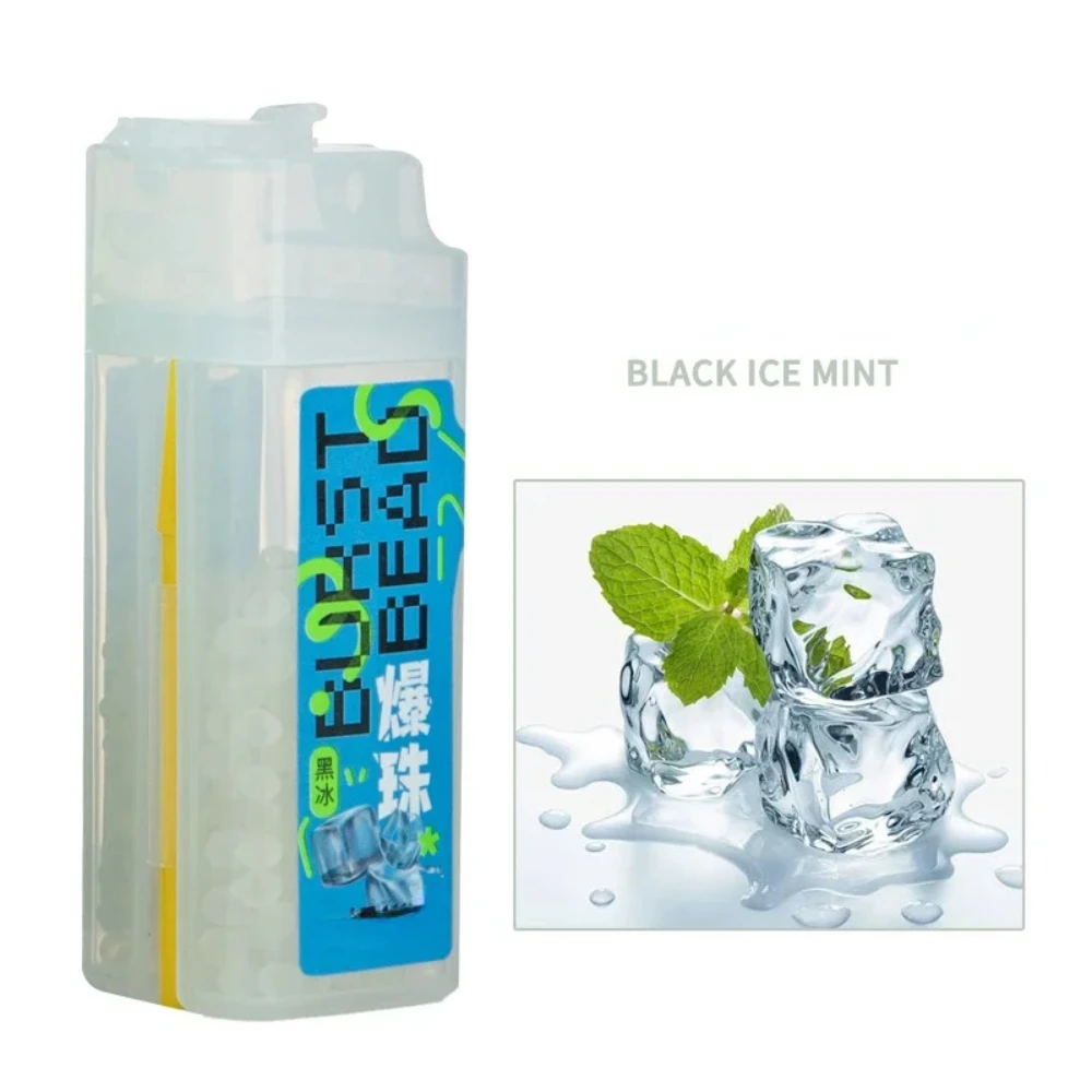 

499-1000 Cigarettes DIY Fried Beads Ice Mint, Blueberry Grapes, Zero Ice Mint, Strawberry Fruit Series Popping Beads,black ice