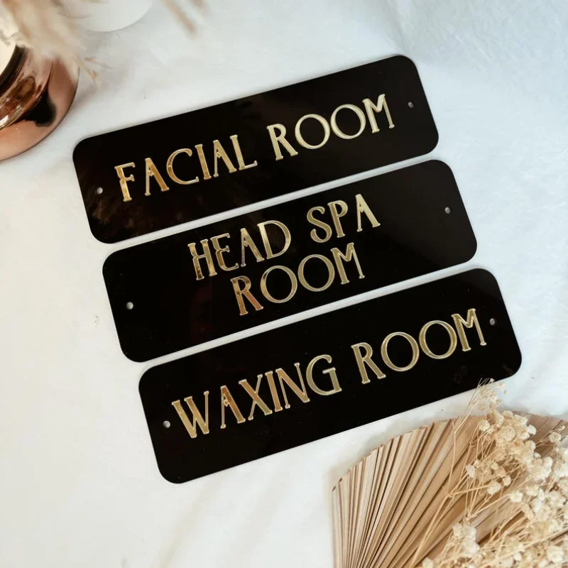 

Custom 3D Acrylic Sign Beauty Salon Door Sign 3d Salon Door Plaque Aesthetics Treatment Room Door Sign Facial Room Decor