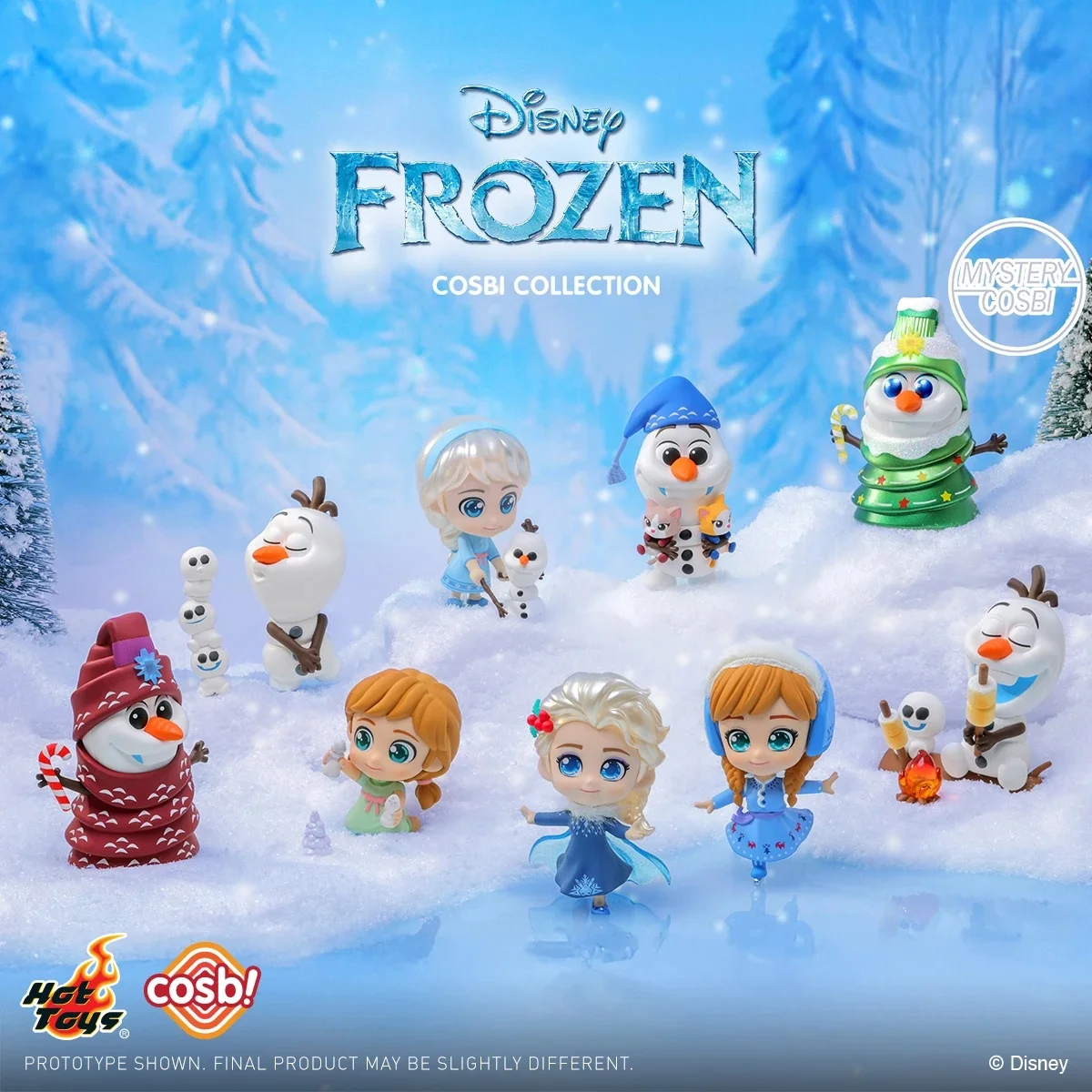 

Коллекционные фигурки Hot Toys Disney Frozen: Эльза, Анна, Снеговик Олаф COSBI — эксклюзивные загадочные подарки в закрытой упаковке