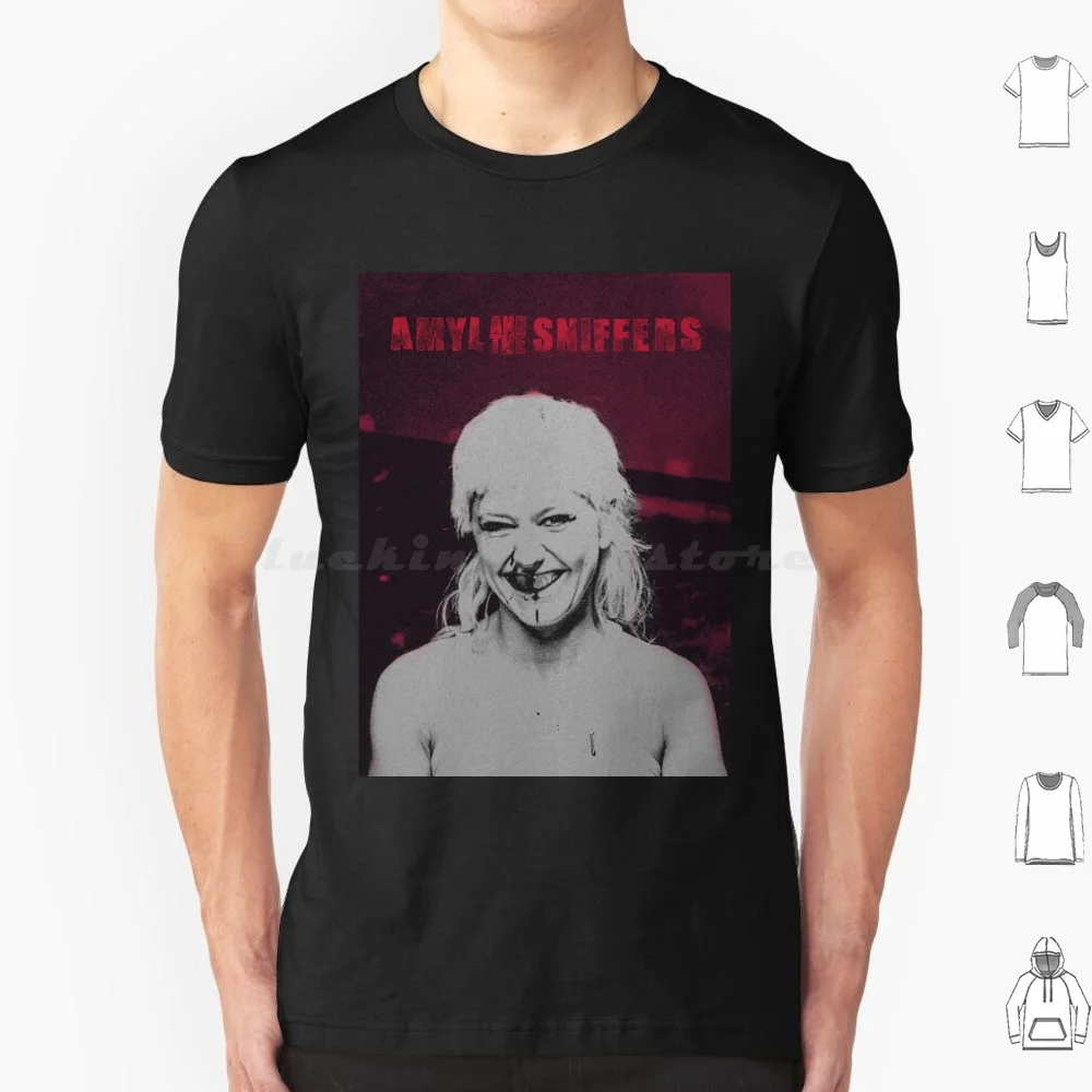 Amyl And The Sniffers Blood T Shirt Cotton Men Women Diy Print Amyl And The Sniffers Punk Pub Garage Glam Punk Indie Mods