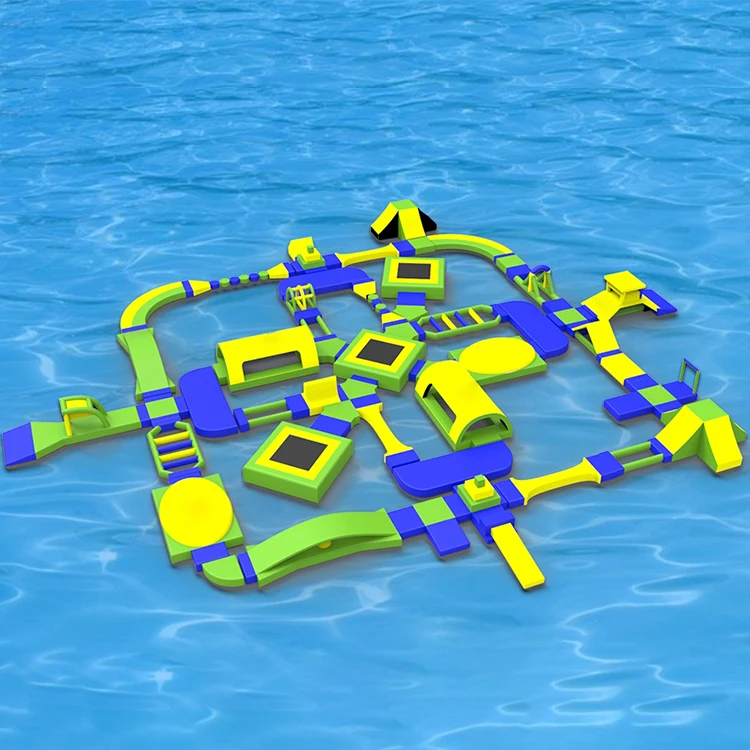 Customized Size Commercial Inflatable Water Park Guangdong PVC Material Over 500kg Capacitypromote sales