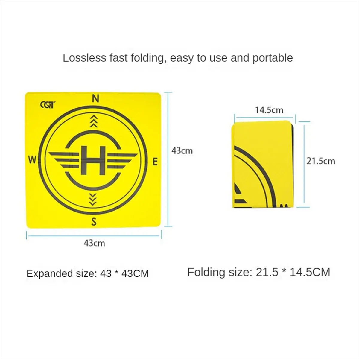 DTC5 CQT Drone Landing Pad Foldable Aircraft Launch Mat for DJI Air 2S Fpv Mavic Mini 2 Mini 3 Pro Mini 4 Pro Drones Helicopter
