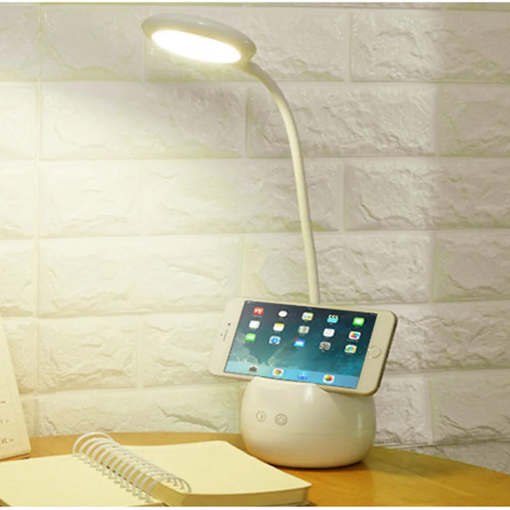 

Dimmable LED Desk Lamp Rechargeable 2000mAh Touch Control USB Charging Port Eye-Care Table Light for Office Bedroom
