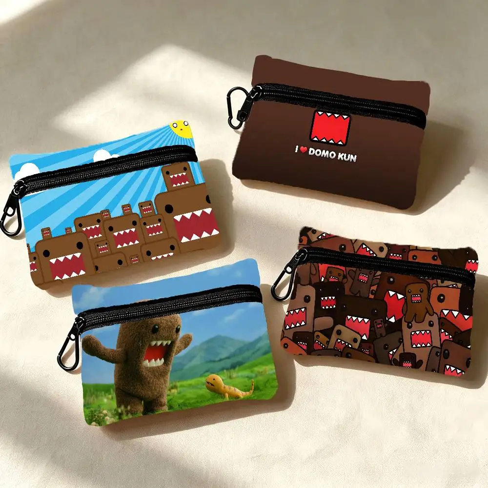 Anime Domo-Kun Coin Purses Cute Wallet Women Leisure Zipper Coin Pouch Lady Cases Giirls