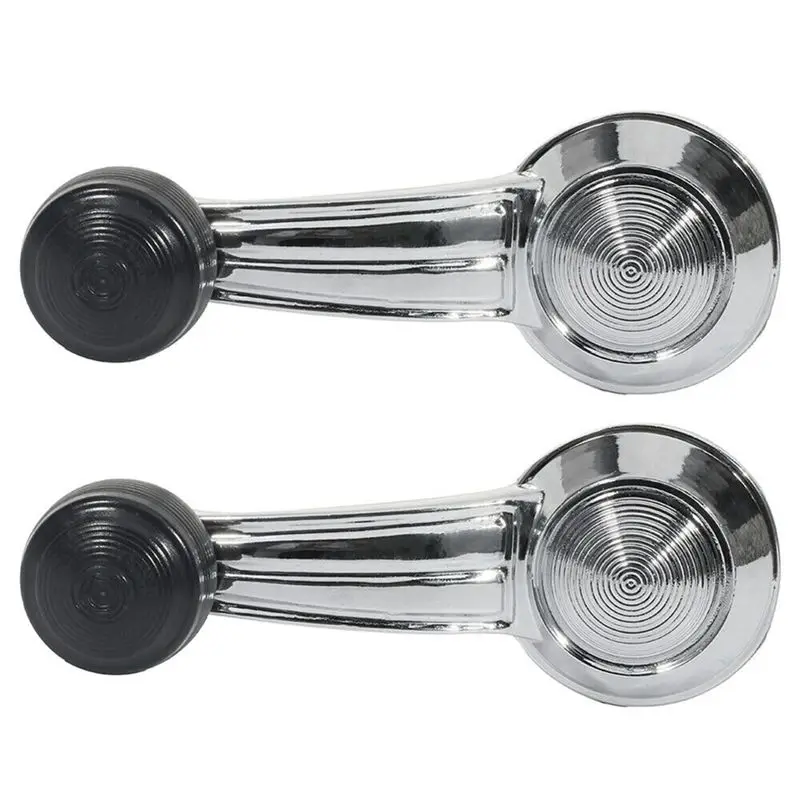 

ABTU-1 Pair Set Chrome Door Window Crank Handle For Pontiac Cadillac Chevy Olds Buick 1732326 20348200