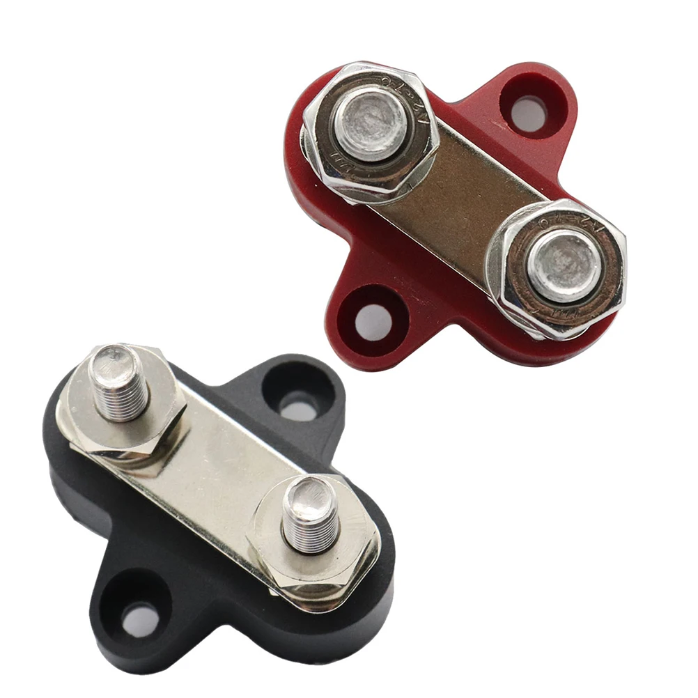 

Dual Stud Terminal with Connecting Rod for Truck Electric Wire Connectors Glass Fiber Nylon Base Flame Retardant for RVs