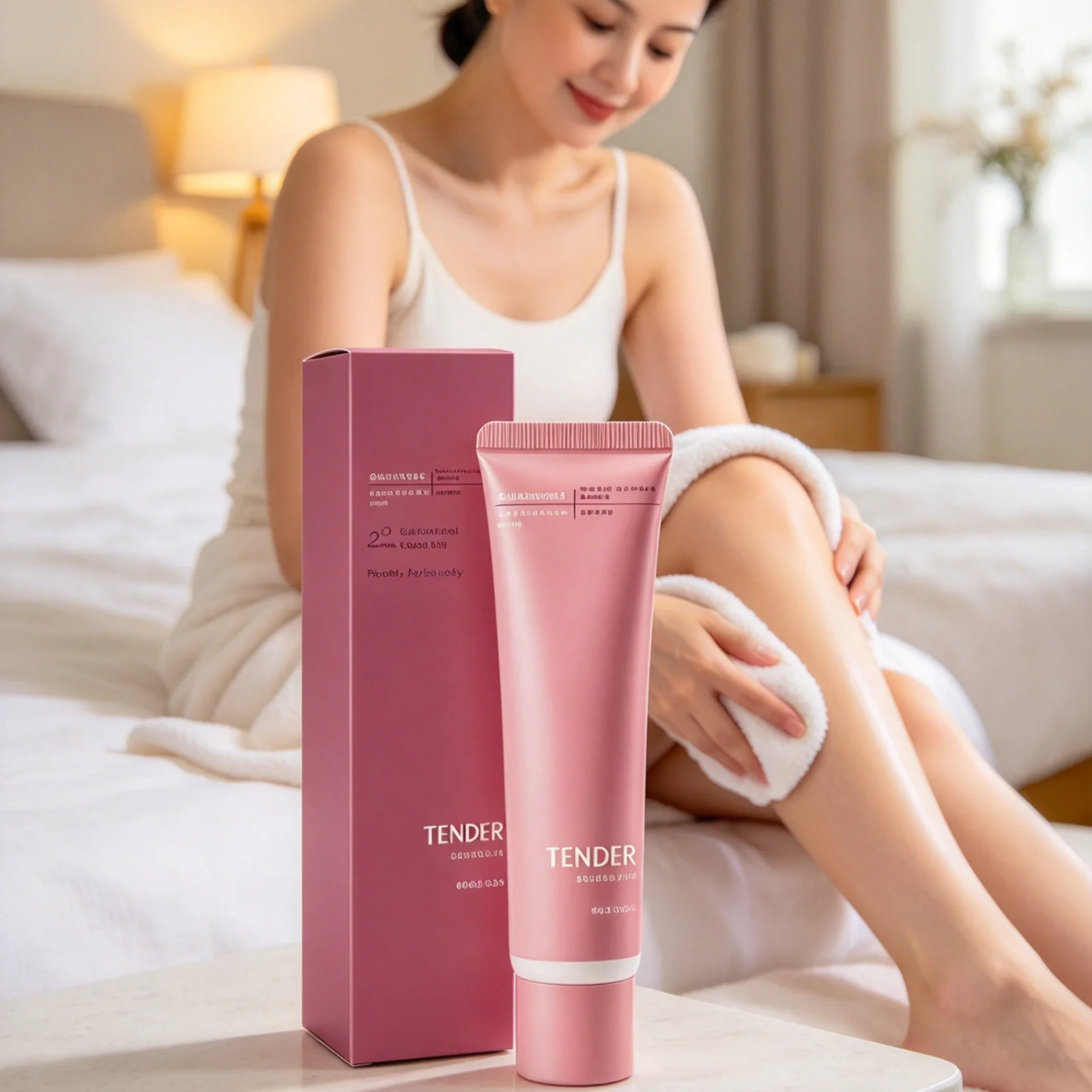 Soothing Hair Removal Cream Deep Nourishing Skin Soft Smoothing Reduce Discomfort Mild Non Irritating Quick Depilatory Cream 60g