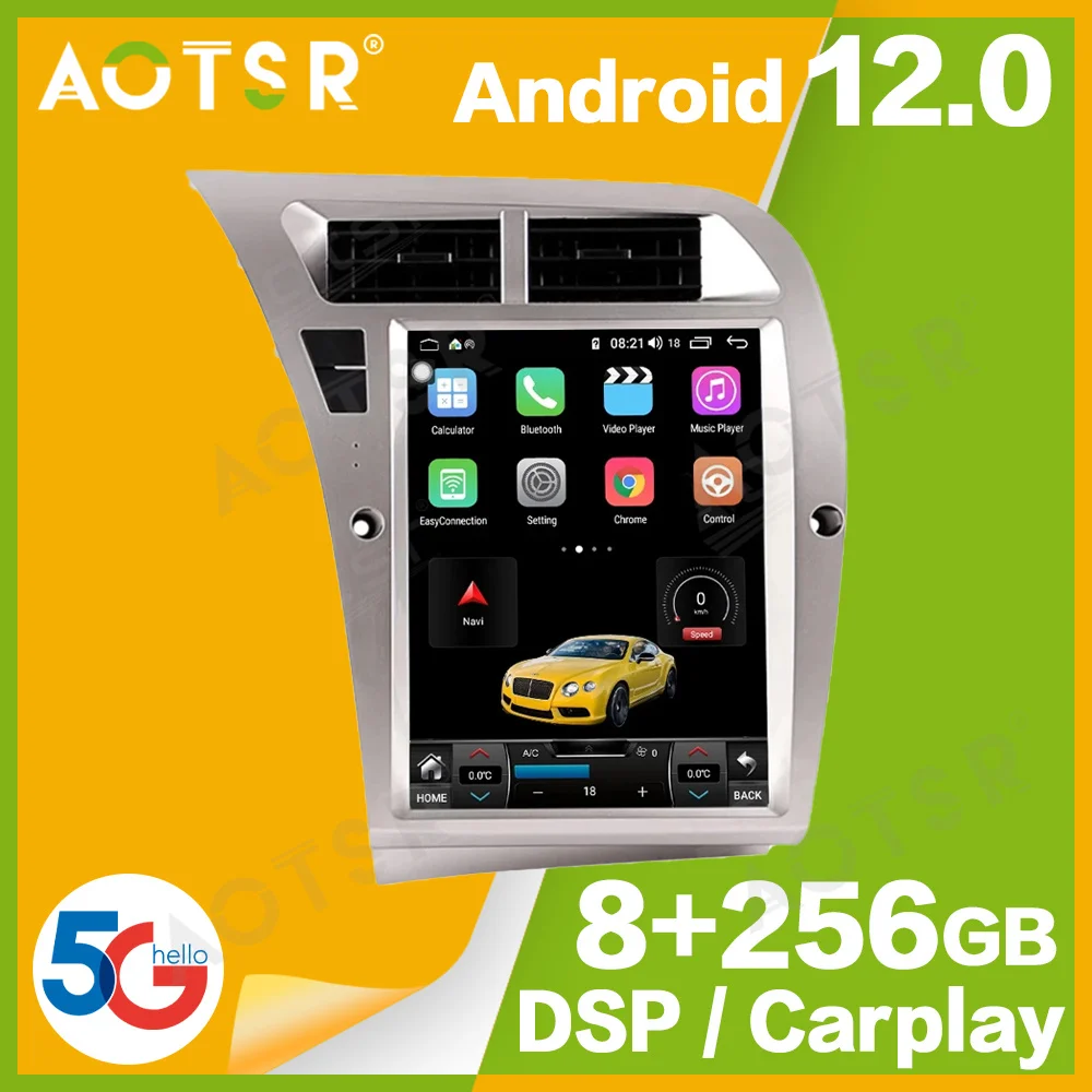 8+256G Android12.0  For Audi A4 A4L A5 B8 2013-2016 Car Multimedia Radio GPS Navig Stereo Player 2Din Head Unit