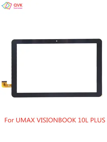 Numériseur d'écran tactile noir, 10.1 pouces, pour tablette UMAX VISatine BOOK 10L PLUS