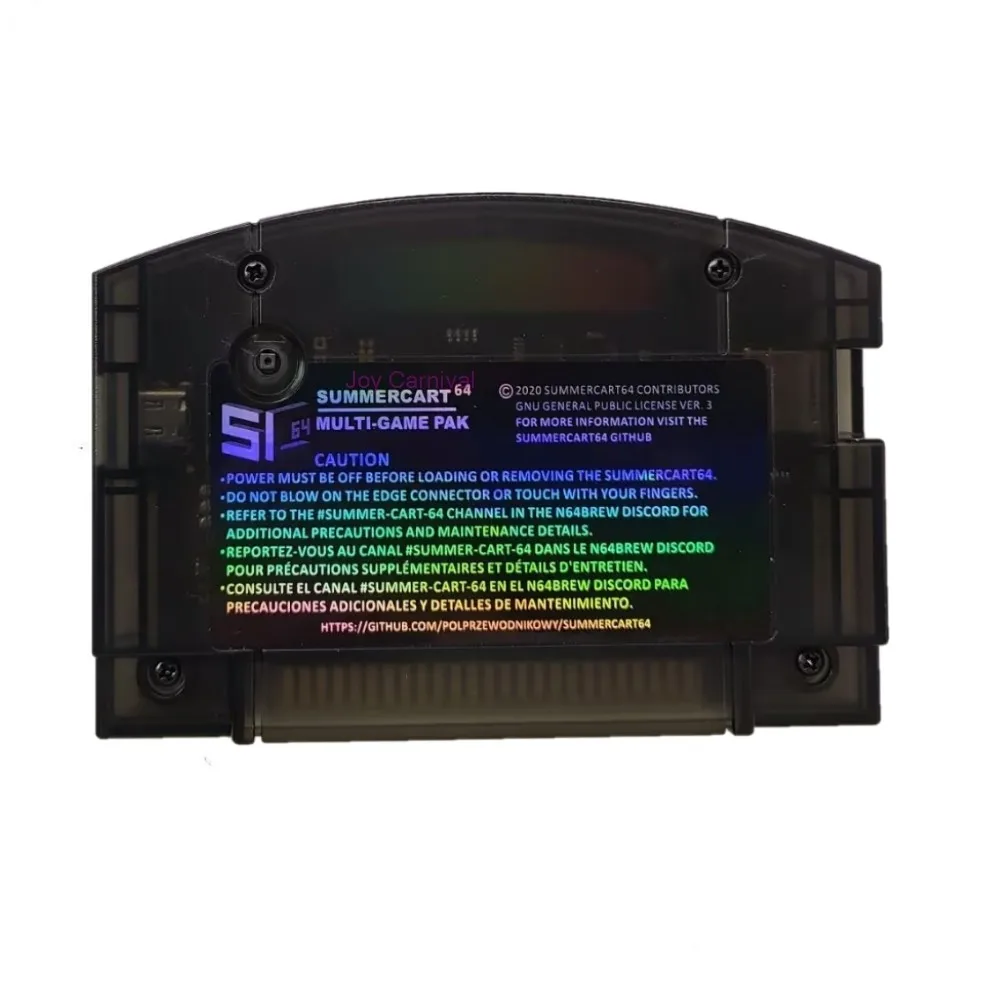 SummerCart 64 SC64 Open Source Game Card N64 with Built-in Emulator For Nintendo 64 Console Gift 32GB TF Card 5400 Games