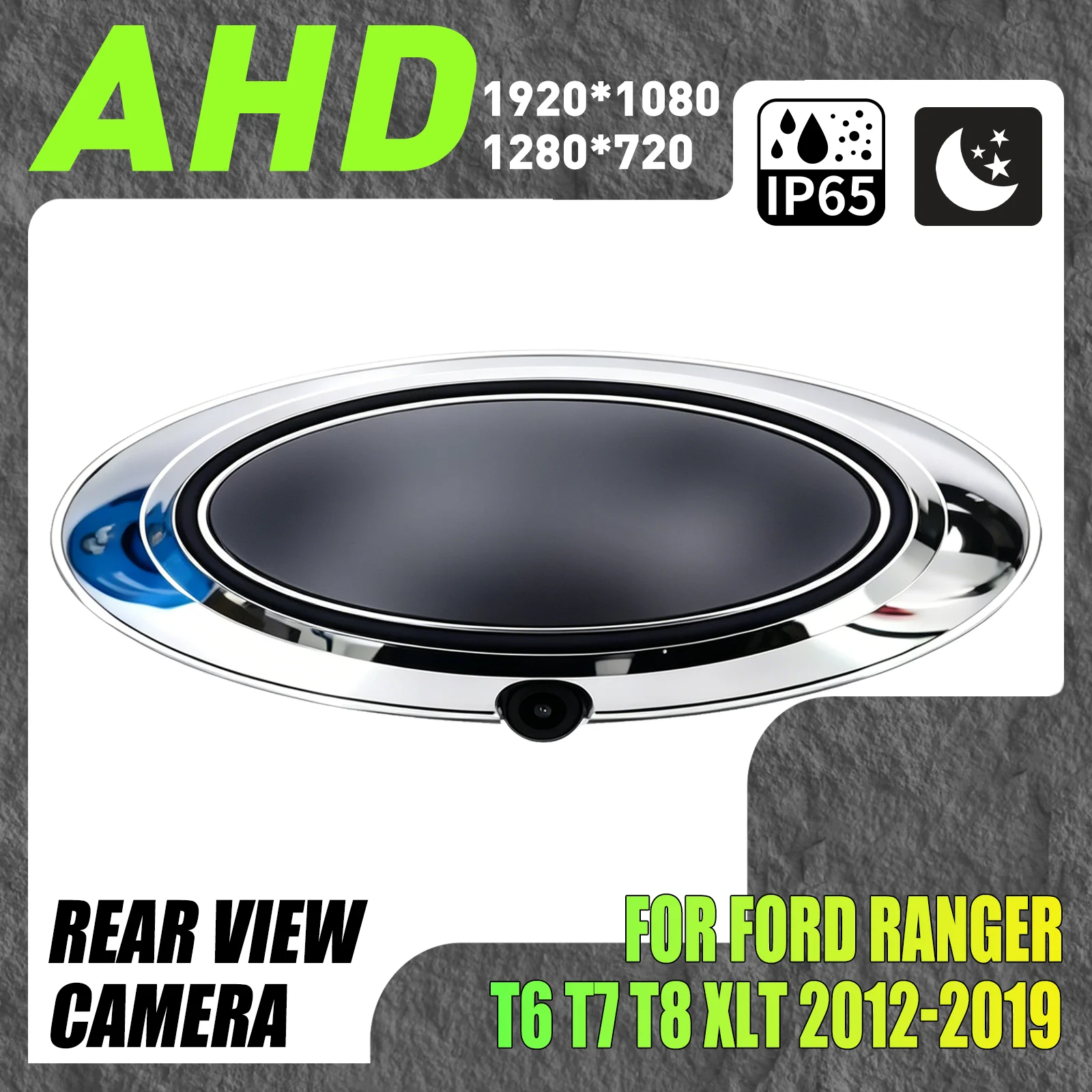

HD Waterproof 170° Night Vision Rear View Backup Camera Tailgate Handle For Ford Ranger T6 T7 T8 XLT 2012-2019